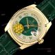 Swiss 2836 Iced Out Rolex Day Date Green Dial 36mm Mens Watches Replica (5)_th.jpg